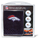 Denver Broncos Golf Gift Set with Towel, Balls & Tees