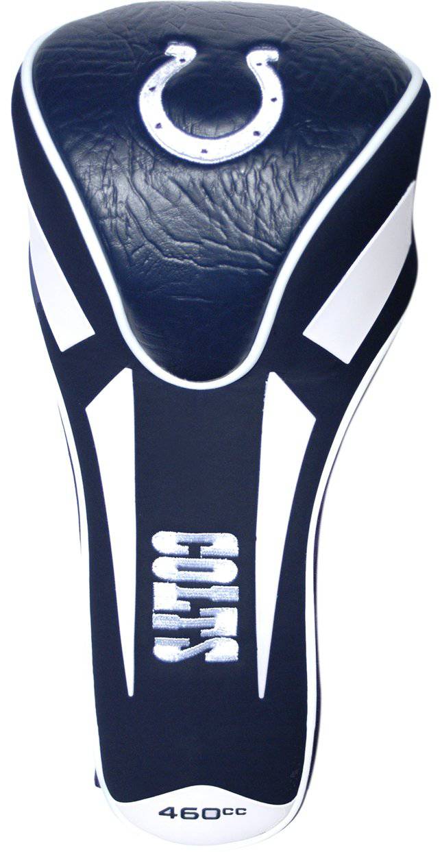 Team Golf NFL Indianapolis Colts Single Apex Driver Head Cover Golf Club Single Apex Driver Headcover, Fits All Oversized Clubs, Truly Sleek Design