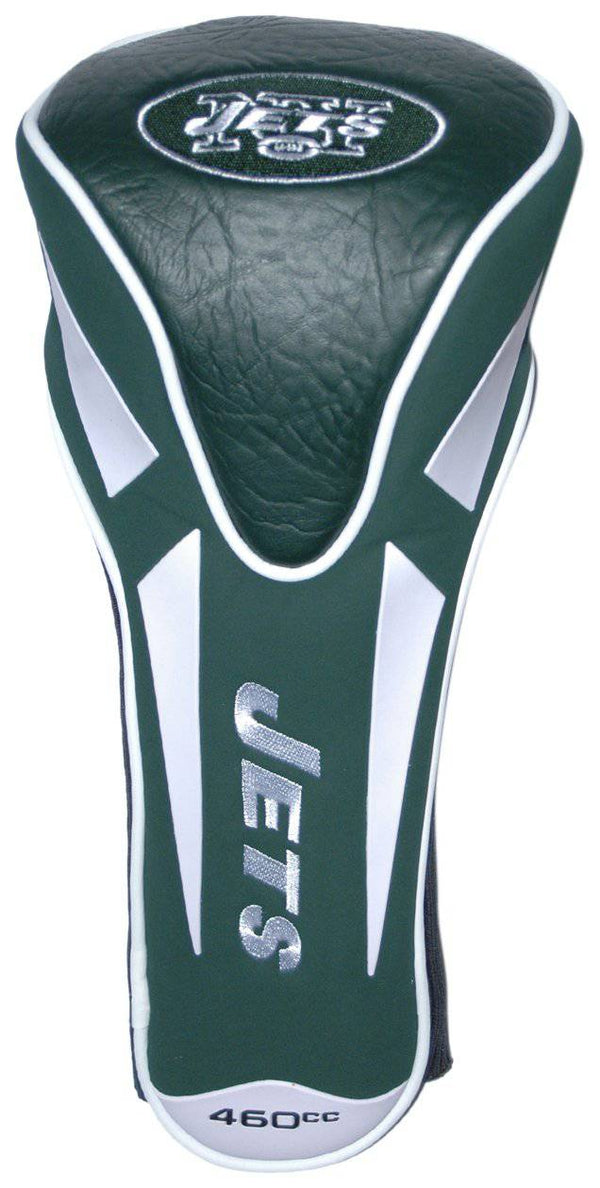 Team Golf NFL New York Jets Single Apex Driver Head Cover Golf Club Single Apex Driver Headcover, Fits All Oversized Clubs, Truly Sleek Design