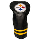 TEAM GOLF NFL Pittsburgh Steelers Vintage Driver Head Cover Vintage Driver Golf Club Headcover, Form Fitting Design, Retro Design & Superb Embroidery