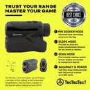 TecTecTec Laser Golf Rangefinder with Pin Sensor