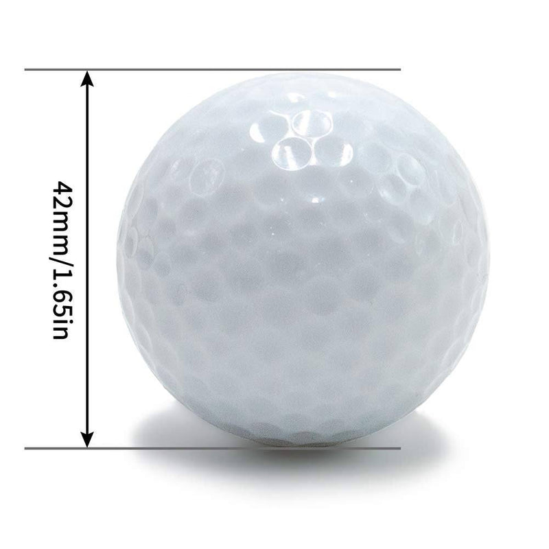 THIODOON Led Golf Balls Glow Golf Balls, Flashing Glowing Golf Ball, Night Glow Flash Light up, Long Lasting Bright Night Sports, 6 Colors for Your Choice (6 Pack) (Red Green White Blue Yellow Pink)