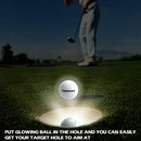 THIODOON Led Golf Balls Glow Golf Balls, Flashing Glowing Golf Ball, Night Glow Flash Light up, Long Lasting Bright Night Sports, 6 Colors for Your Choice (6 Pack) (Red Green White Blue Yellow Pink)