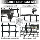 Tongmo 10ft Golf Practice Net – Indoor & Outdoor Golf Cage