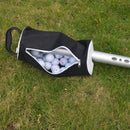 Tour Fit Deluxe Golf Ball Collector Shag Bag Golf Ball Retriever Ball Pick Up Storage Pouch Holds Up to 75 Golf Balls Durable