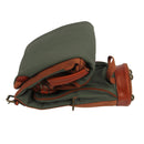 Tourbon Waterproof Canvas Course Training Practice Golf Club Carry Bag Travel Case With Soft Padded Shoulder Strap (Golf Bag TB904CA-Green)