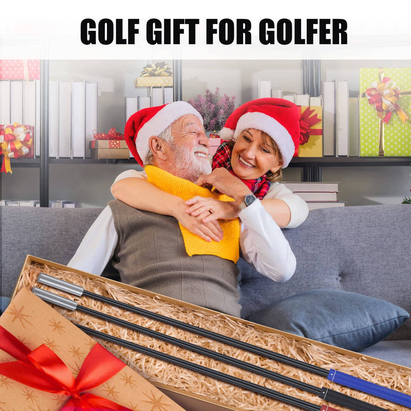 ToVii Golf Swing Speed Trainer Golf Training Aid, Golf Speed Stick for Strengh, Golf Training Aid System for Distance,Tempo,Warm-up, Adjustable Clubs with 3 Weights Black