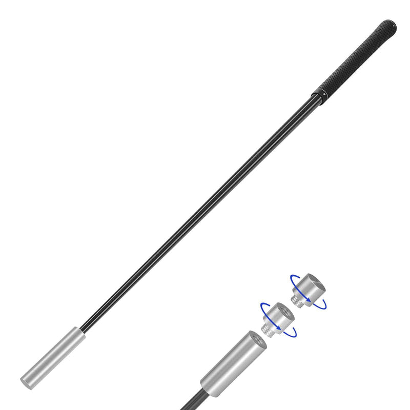 ToVii Golf Swing Speed Trainer Golf Training Aid, Golf Speed Stick for Strengh, Golf Training Aid System for Distance,Tempo,Warm-up, Adjustable Clubs with 3 Weights Black