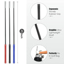 ToVii Golf Swing Speed Trainer Golf Training Aid, Golf Speed Stick for Strengh, Golf Training Aid System for Distance,Tempo,Warm-up, Adjustable Clubs with 3 Weights Black