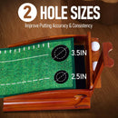 ToVii Indoor Golf Putting Mat with Ball Return