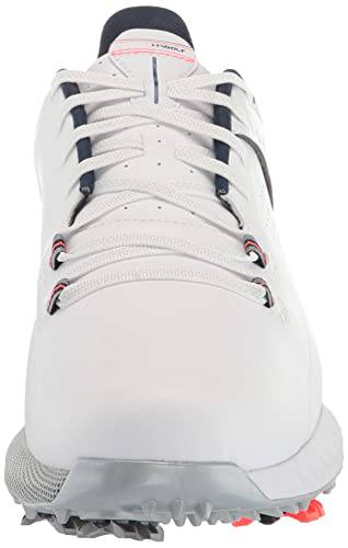 Under Armour Men's HOVR Drive 2 Golf Shoe, White (100)/Academy Blue Blue