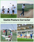 Uniclife 2 Pack Golf Alignment Sticks 120 cm Collapsible Golf Alignment Practice Rods for Aiming Putting Portable Golf Training Aid Full Swing Trainer Posture Corrector with Clear Storage Tube