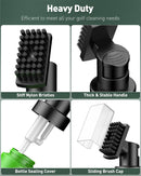 Uniclife 2024 Upgraded Golf Water Brush Golf Club Cleaner Brush with Nylon Bristles & Leak-proof Water Spray Bottle for Water up to 142 g Club Head Groove Golf Ball Cleaning Tool Golf Gift for Menin