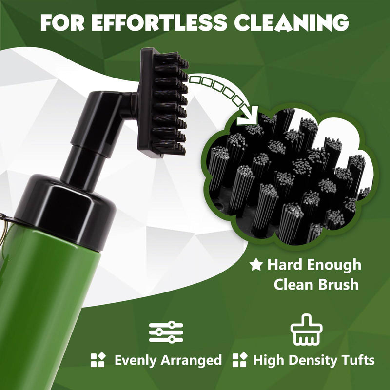 UoQo Golf Club Cleaner Brush, Golf Gifts for Men, Golf Club Brush Groove Cleaner Golf Club Cleaner, Professional Golf Ball Cleaner with Built In Water Spray Golf Accessories