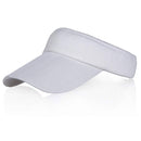 White Colors Sun Visors for Women and Girls, Long Brim Thicker Sweatband Adjustable Hat for Golf
