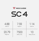 Voice Caddie - Swing Caddie SC4 Launch Monitor & Golf Simulator