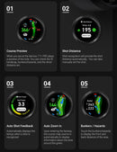 Voice Caddie T11 GPS Golf Watch – Black