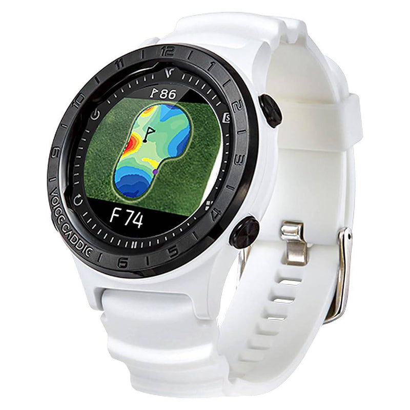 Voice Caddie Unisex - VOICE CADDIE A2 GOLF GPS WATCH WHITE, White, One Size UK