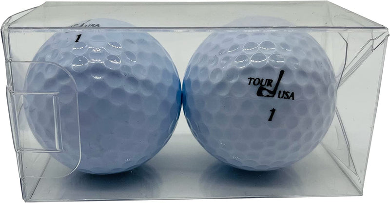 Westman Works 80 & Tee-Riffic Eightieth Birthday Golf Ball Set of 2 Balls and Display Box