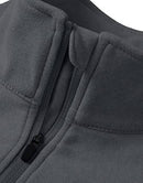 Willit Men's Fleece Pullover Golf Quarter Zip Sweaters Cold Weather Hiking Thermal Shirt Jacket Stone Blue
