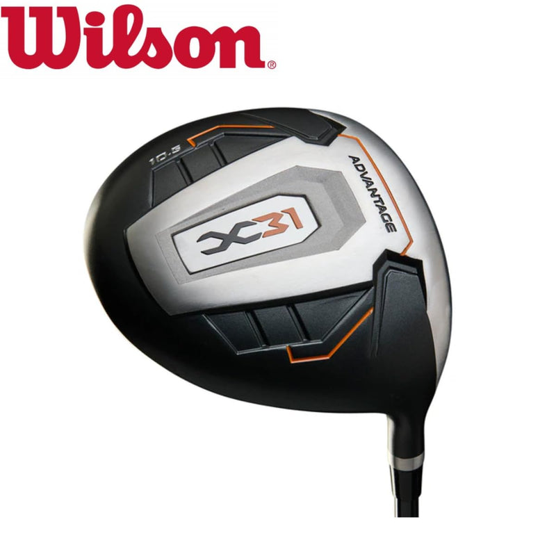 Wilson Golf Mens X31 Advantage Complete Package Set - Steel With Stand Bag