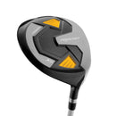 Wilson Golf Pro Staff JGI MD, Junior Club Set for Children/Young People from 8-11 Years, Body Size 127-142 cm, Left-Handed, Graphite, Including Carrybag, Yellow, WGGC91831