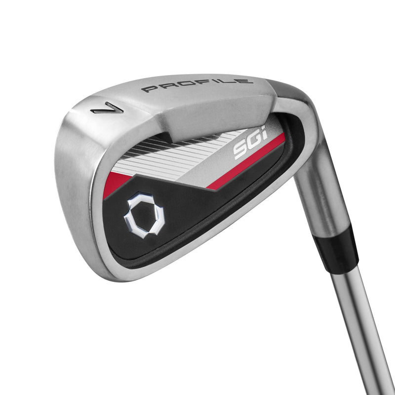 Wilson Golf Profile SGI Men's Complete Golf Set with Bag,Red / Black