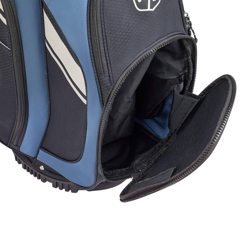 Wilson Staff Golf Bag, EXO II Carry Bag, Black/Blue, Integrated Stand, 2.3 kg, WGB6600BU