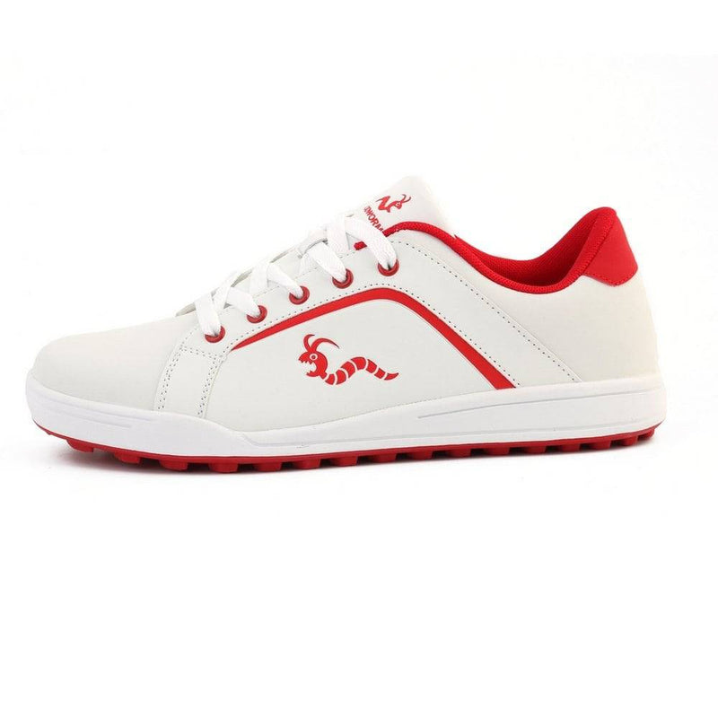 Woodworm Golf Surge V3 Mens Golf Shoes White/Red