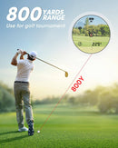 Wosports 800-Yard Golf Rangefinder with Slope & Flag-Lock