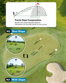 Wosports 800-Yard Golf Rangefinder with Slope & Flag-Lock