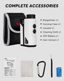 Wosports 800-Yard Golf Rangefinder with Slope & Flag-Lock