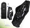 Foldable Golf Travel Bag with Wheels – Black