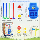 xwin sportseries Kids Golf Club Set Toddler Sports Toy with 6 Colourful Balls, 4 Adjustable Clubs, 2 Practice Holes in Golf Suitcase with Handle – Indoor Outdoor Play Equipment for Boys Girls Age 3-6
