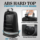 Yamato Golf Travel Cover with Hard Shell Top – Black/Grey