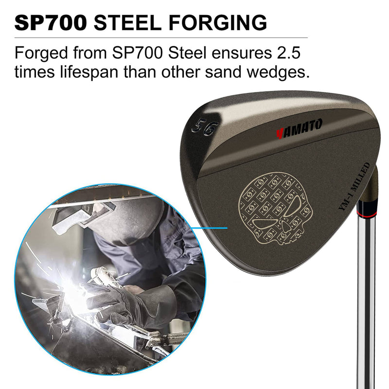 Yamato Golf Wedge Set or Individual Golf Wedges 50/52/54/56/58/60 Golf Gap Wedge Sets Sand Wedge|Lob Wedge Golf Clubs for Men & Women Milled Face for High Spin - Great Golf Gift