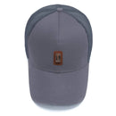 YAMEE Golf Baseball Cap for Men Summer Mesh Hats Breathable Running Hats Outdoor Sports Quick Dry Hat (Grey)