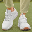 Women’s Pink Waterproof Golf Shoes with Spikes – by Ybberik