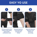 Youkly 2 Pack Golf Swing Training Aids, Golf Swing Trainer Posture Correction for Strength Grip, Golf Training Aid Practice Belt for Men Women Beginners Indoors Outdoors(Black,Blue)