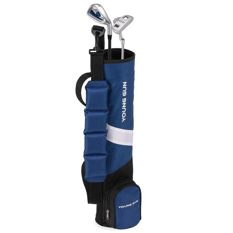 Young Gun ZAAP BIRDIE Junior golf club Youth Set & bag for kids BLUE Ages 6-8