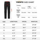 YSENTO Womens Waterproof Walking Fleece Lined Trousers Winter Thermal Softshell Outdoor Trousers (Black)