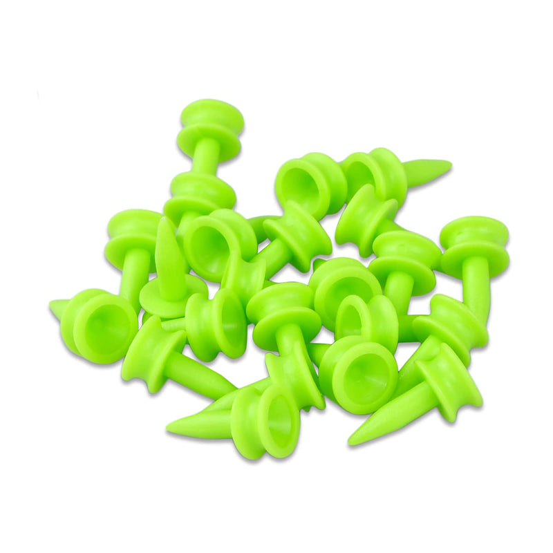 Zivisk Golf Tees Plastic 25MM 100 Count Small Green Golf Tees 1 inch